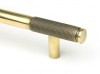 Aged Brass Half Brompton Pull Handle - Medium