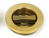 Aged Brass 60mm Plain Round Pull - Privacy Set