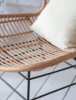 Hampstead Winged Armchair In Natural - Pe Bamboo