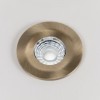 4 Pack - Antique Brass LED Downlights, Fire Rated, Fixed, IP65, CCT Switch, High CRI, Dimmable