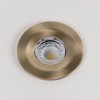 4 Pack - Antique Brass LED Downlights, Fire Rated, Fixed, IP65, CCT Switch, High CRI, Dimmable