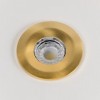 10 Pack - Brushed Gold LED Downlights, Fire Rated, Fixed, IP65, CCT Switch, High CRI, Dimmable