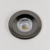 4 Pack - Black Nickel LED Downlights, Fire Rated, Fixed, IP65, CCT Switch, High CRI, Dimmable