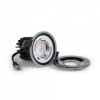 8 Pack - Black Nickel LED Downlights, Fire Rated, Fixed, IP65, CCT Switch, High CRI, Dimmable