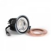 4 Pack - Brushed Copper LED Downlights, Fire Rated, Fixed, IP65, CCT Switch, High CRI, Dimmable