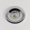 4 Pack - Polished Chrome LED Downlights, Fire Rated, Fixed, IP65, CCT Switch, High CRI, Dimmable
