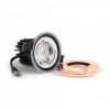 4 Pack - Polished Copper LED Downlights, Fire Rated, Fixed, IP65, CCT Switch, High CRI, Dimmable