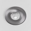 4 Pack - Pewter LED Downlights, Fire Rated, Fixed, IP65, CCT Switch, High CRI, Dimmable