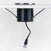 Black Nickel 3K Warm White Tiltable LED Downlights, Fire Rated, IP44, High CRI, Dimmable