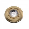 Brushed Brass 4K Cool White Tiltable LED Downlights, Fire Rated, IP44, High CRI, Dimmable