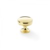 Finish (Select from Range Below): Unlacquered Brass,  Cupboard Knobs Option 1: Knob 32mm