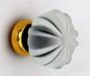 Ribbed Glass Cupboard Knobs