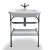 Medium Roll Top Clearwater Basin With Stainless Steel Stand