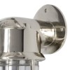 Kemp Nickel IP65 Rated Outdoor & Bathroom Nautical Wall Light