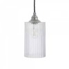 Henley Cylinde Glass Pendant Light with Small Cap