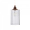 Henley Cylinde Glass Pendant Light with Small Cap