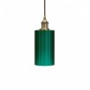 Ionian Ripple Shallow Emerald Green Pendant Light