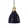 Navy Blue Classic Painted Small Pendant Light