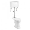 Standard Close-Coupled Pan With Standard Lever Cistern & Medium-Level Flush Pipe Kit