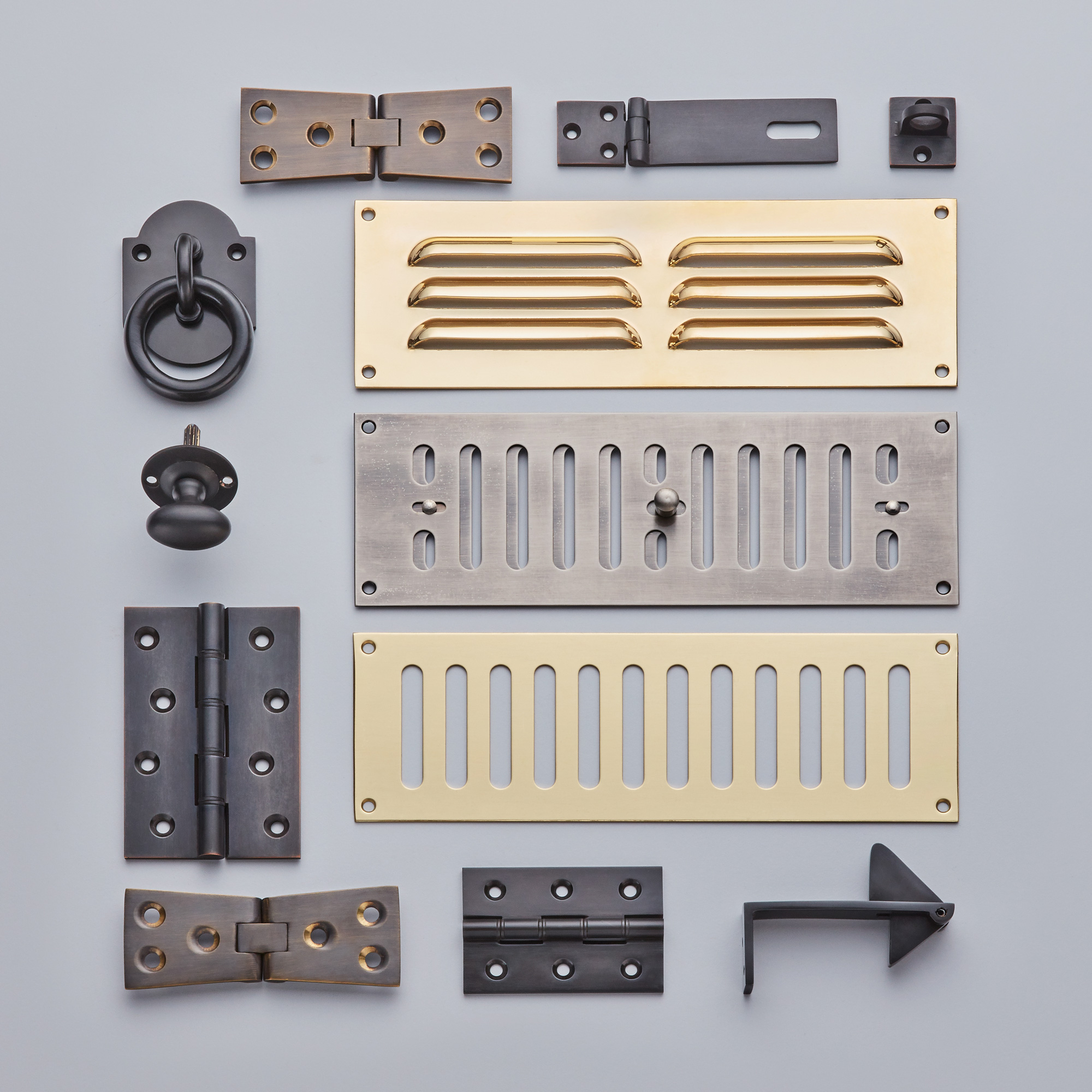 Locks, Latches, Hinges and Further Products