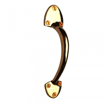 Cardea Brass Door Pull Handle - Round