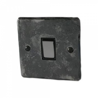 Flat Rustic Intermediate Switch (Black Nickel Switch)