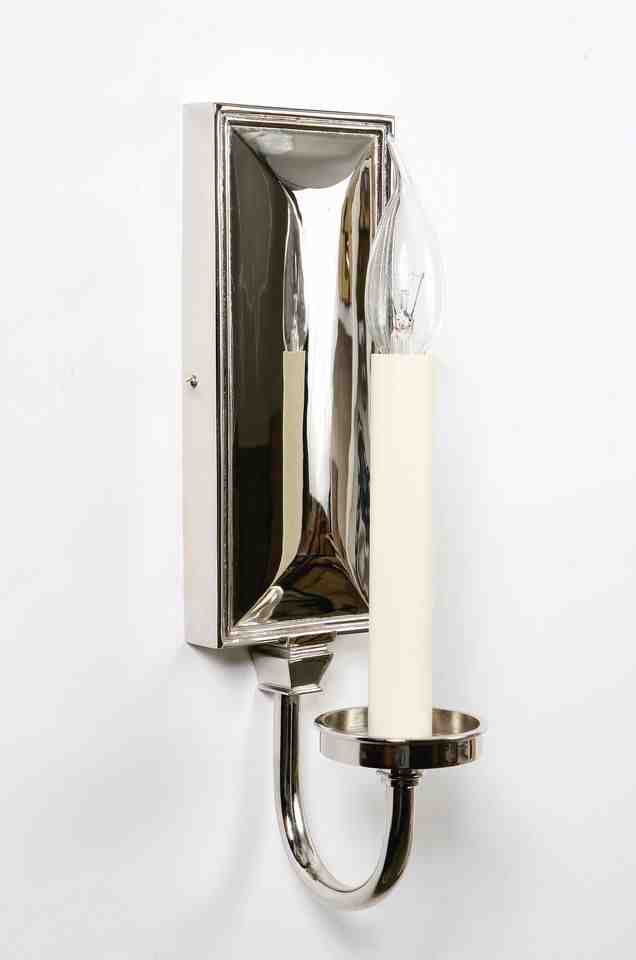 Nickel Georgian Wall Sconce