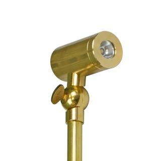 Chelsea IP68 Solid Brass Spike Light 24V DC 3000K with 2 Metre Cable