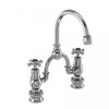 Claremont 2 Tap Hole Regent Arch Mixer with Curved Spout (200mm centres)