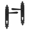 Black Cromwell Lever Espag. Lock Set