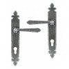 Pewter Cromwell Lever Espag. Lock Set