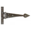 Beeswax 6'' Arrow Head T Hinge (Pair)