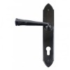 Black Gothic Lever Espag. Lock Set