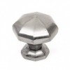 Natural Smooth Octagonal Cabinet Knobs - Large
