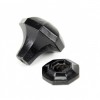 Black Octagonal Cabinet Knobs - Small