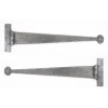 Pewter 22'' T Hinge (Pair)