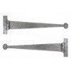 Pewter 22'' T Hinge (Pair)