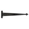 Black 22'' Arrowhead T Hinge (Pair)