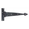 Beeswax 9'' Arrow Head T Hinge (Pair)