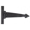 Black 6'' Arrow Head T Hinge (Pair)