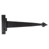 Black 12'' Arrow Head T Hinge (Pair)