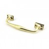 Aged Brass 230mm Art Deco Pull Handle