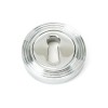 Polished Chrome Round Escutcheon (Beehive)