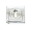 Polished Chrome Round Escutcheon (Square)