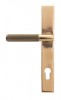 Polished Bronze Brompton Slimline Espag. Lock Set