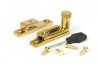 Polished Brass Brompton Quadrant Fastener - Narrow