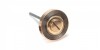 Polished Bronze Round Thumbturn Set (Beehive)