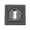 Aged Bronze Round Escutcheon (Square)