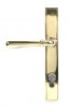 Polished Brass Newbury Slimline Lever Espag. Lock Set