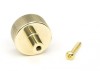 Polished Brass Brompton Cabinet Knob - 32mm (No rose)